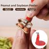 Multi-Functional Pea Sheller Stainless Steel Bean Sheller New Peanut Sheller  Home Kitchen Use