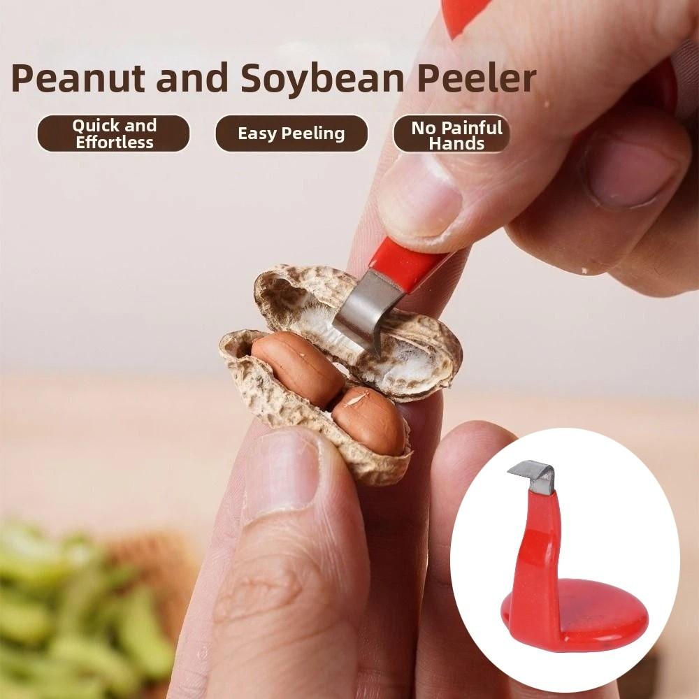 Multi-Functional Pea Sheller Stainless Steel Bean Sheller New Peanut Sheller Home Kitchen Use