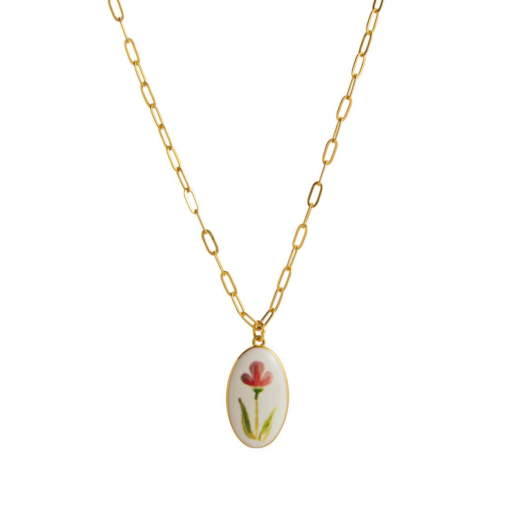 Niche Fresh Plant Series Necklace Diy Lemon Strawberry Bow Pendant Necklace Collarbone Chain