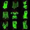 Leuchtende Spitze mit Cut-outs Bodysuit Schlafanzug – Sexy und Verlockende Nachtclub-Kleidung für Damen