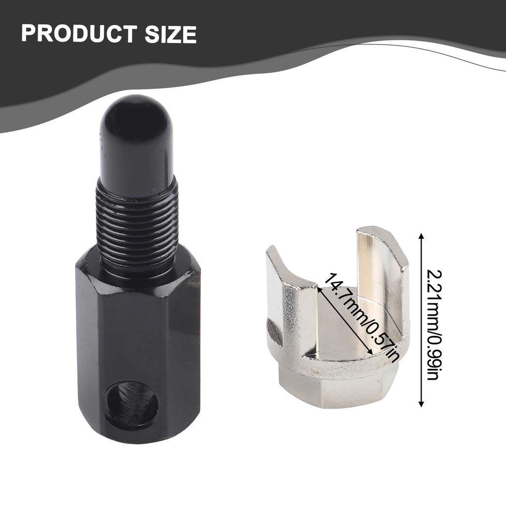 Metal Clutch Removal Tool and Piston Stop Kit for Hus445 450 455 460 Chainsaws with 14mm Piston Stop and Clutch Puller Design