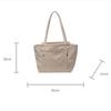 Waterproof Nylon Shoulder Bag Large Capacity Fashion Simplicity Shoulder Tote Bag Women Casual Handbag Wear-resisting KTB