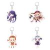 High Quality Genshin Impact Acrylic Keychain Anime Cartoon Kawaii Keyring Pendant