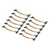 10 Pack SATA Cables 15 Pin 90 Degree Male To Female Power Extension Adapter for HDD SDD Optical