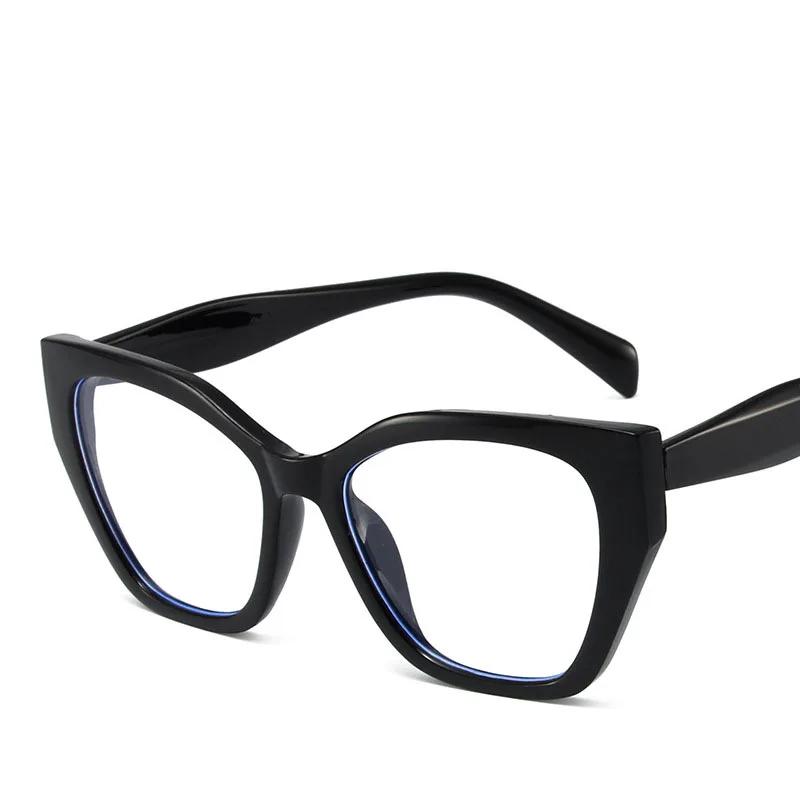 Luxury Brand Designer Anti Blue Light Sexy Cat Eye Butterfly Glasses Women Vintage Myopia Prescription Optical Eyeglasses Frame