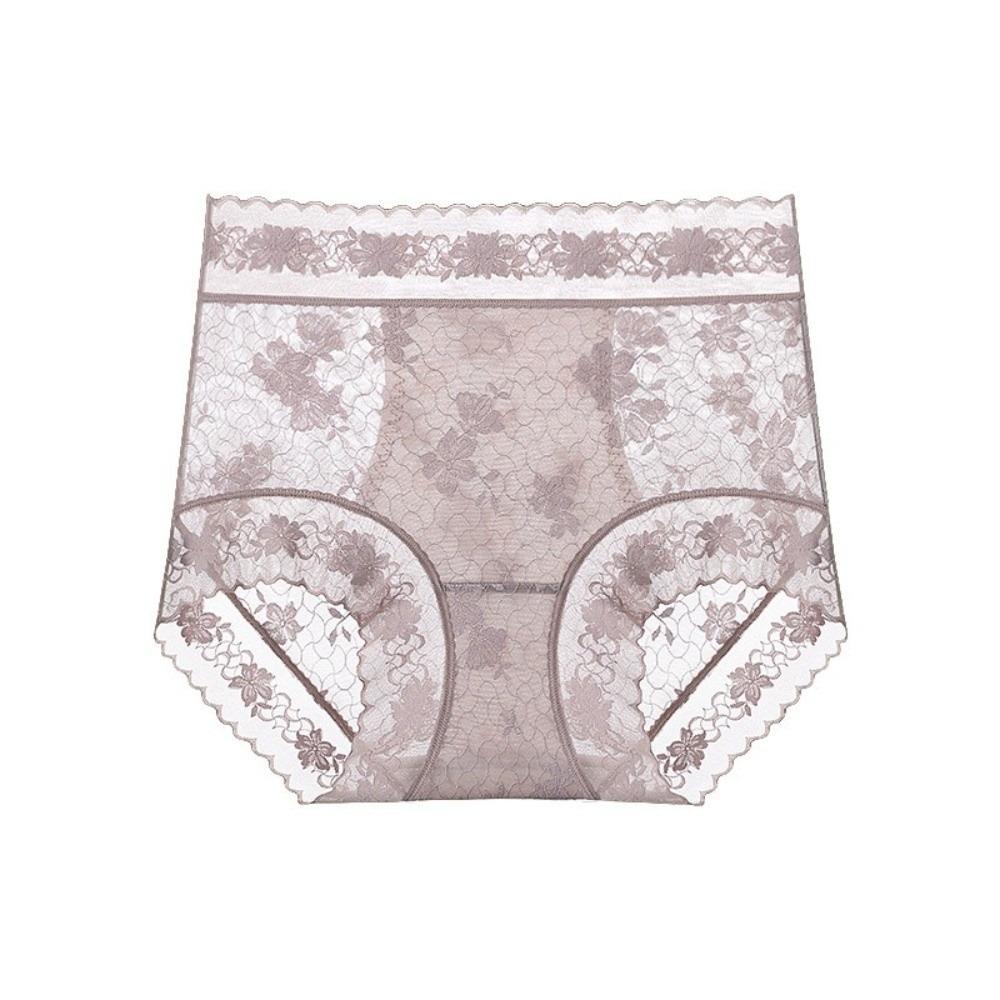 Tummy Control Lace Slimming Shapers Transparent Women Underwear Postpartum Body Shaper Female M