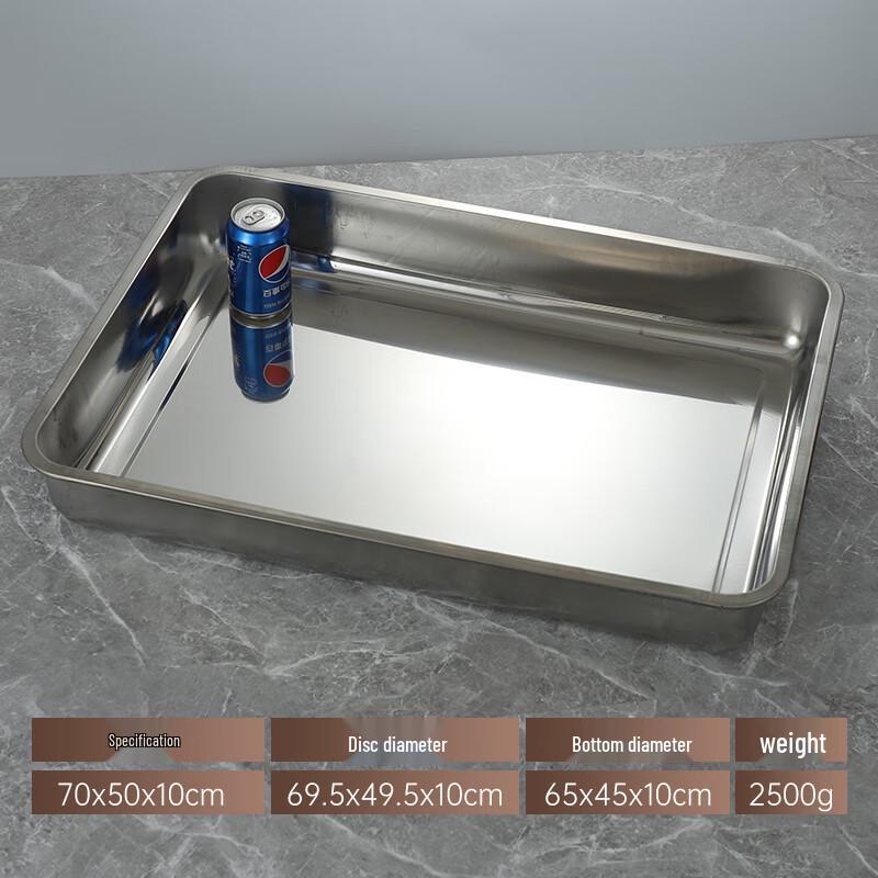 Tangyu Stainless Steel Rectangular Serving Tray