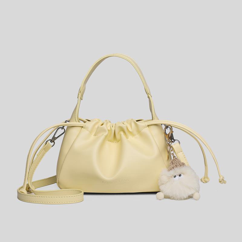 Soft Leather Cloud Bag Pleated Crossbody Bag Women's Bag Luxury Bag Women's New Handbag