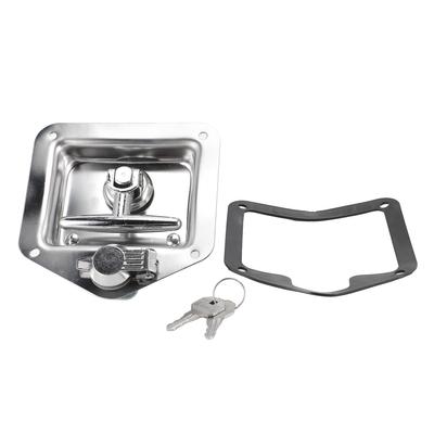 T Handle Latch with Keys Folding Handle Stainless Steel Tool Box Lock for Home Commercial Use