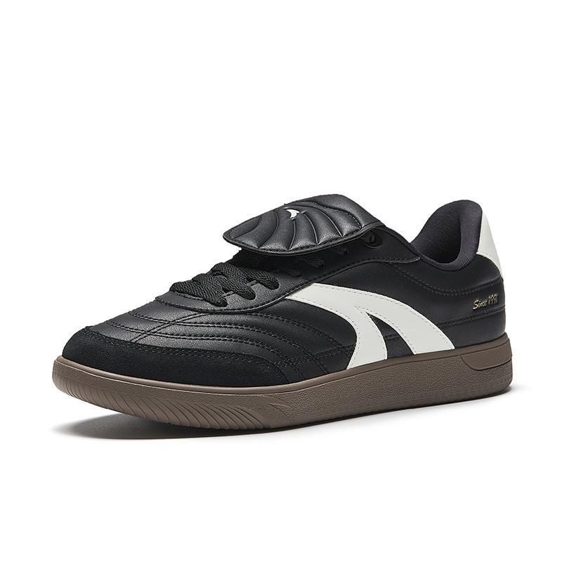 Anta men low-top retro cover shoes black lightweight detachable tongue slip-resistant 912548009-1