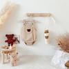 5pcs/set Creative Children Coat Hanger Cute Doll Hanger Rack Smooth Baby Clothes Hanger  for Toddler