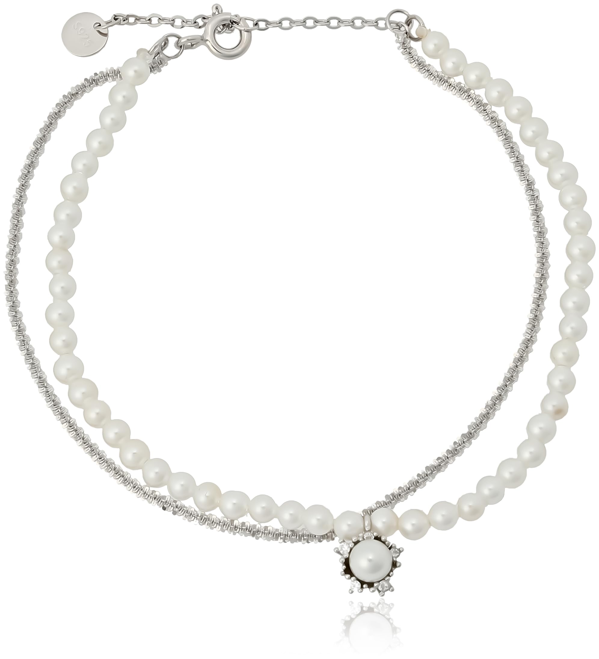 

[Variable Cheap] S925 Silver Bracelet 8B-G-37