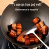 COOKER KING TY32CG Wrought Iron Wok, 32cm