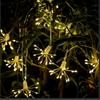 LED  Fireworks Light Solar Indoor Fairy Garden Lights 8 Lighting Modes DIY Starburst Solar Lamps Holiday Decorative Lights 3 Lighting Color