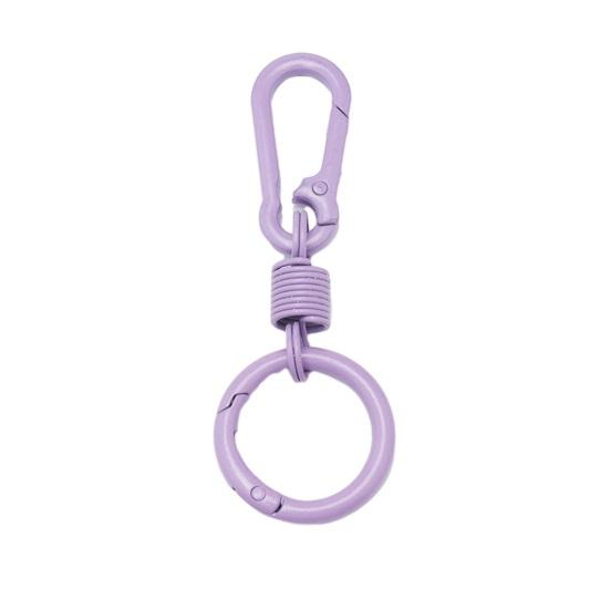 Ağır Hizmet Metal Karabina Anahtarlık Taşınabilir Hafif Kemer Sırt Çantası Asma Anahtarlık Outdoor Araba Ev Anahtarları Halkası Klips Tutucu Düzenleyici