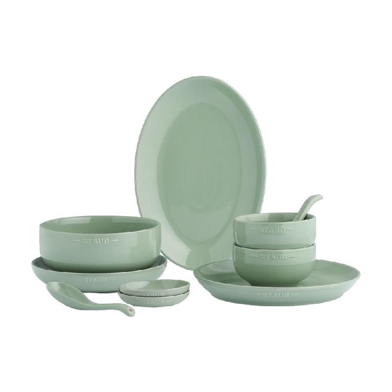 Staub Nature s Secret Collection 10-Piece Ceramic Dinnerware Set