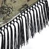 Chinese Style Triangular Waist Belt Printing Ethnic Style Trim Butt Curtain Irregular Hem Ruched Triangular Waistband Adult
