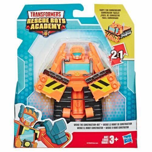 HASBRO - Transformers Rescue Bots Academy - Action Figure Wedge Il Robot Costruttore 11 Cm