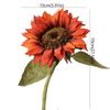 70cm Oil Painting Sunflower Flower Handmade Silk Fake Flowers  Home Decoration