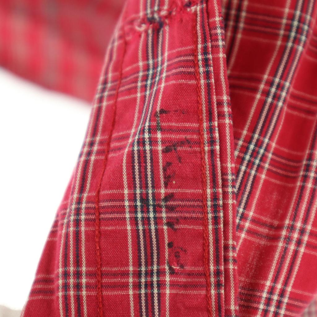ROUNDTREE & YORKE 90s 00s Old Check Pattern Short Sleeve Button Down Cotton Shirt Men's Used