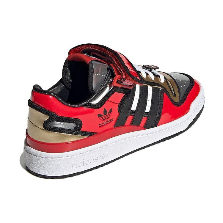 Adidas The Simpsons X Forum Low Duff Beer Unisex Sneakers Red Core-Black Cloud-White H05801