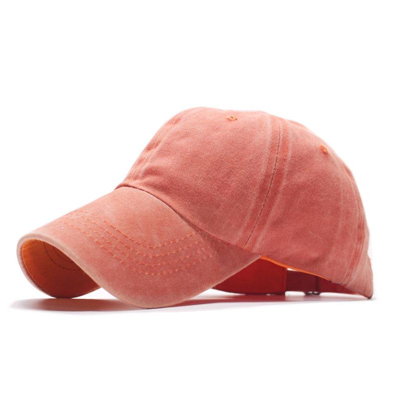 Simple light board fashion cap washed baseball cap men's and women's outdoor sunshade casual hat tide