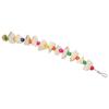 Bird Chewing Toys Colorful Natural Calcium Supplement Teeth Grinding Parrot Cuttlebone Chew Toy with Bell XL