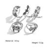 Fashion Personality Boast Student Cute Jewelry Simple Classic Charm Fashion 5 Sets of Rings