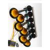 Car Music Horn Six Tube Thirty-Six Tone Truck Train Electronic Control Metal Tube Music Air Horn With Button Cars Accessories