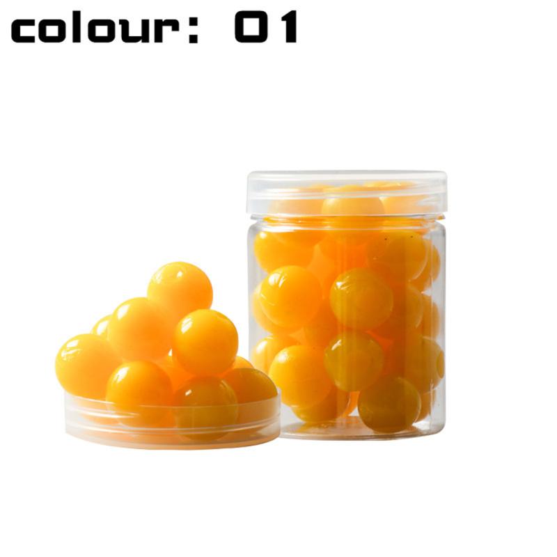 Fishing Bait Corn Flavor Strawberry Flavor Elastic Soft Floating Ball Artificial Fake Carp Bait