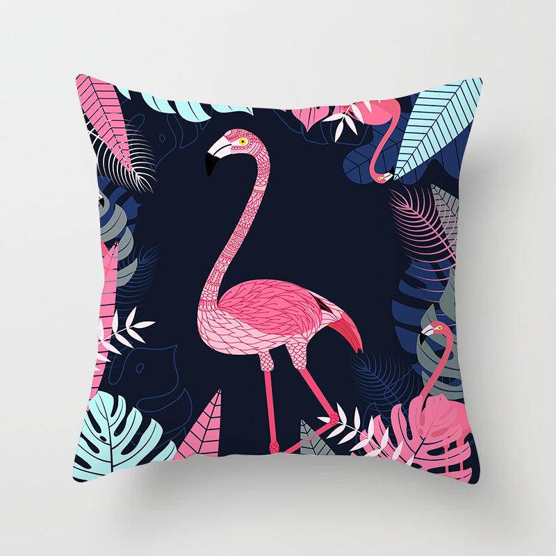 Ins Plant Flower Pillow Digital Printing Car Sofa Cushion Cover Shopee Home Soft Furnishings