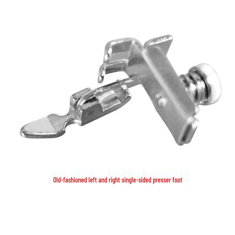 Butterfly Peony Old-Fashioned Sewing Machine Foot Pedal & Overlock Presser Foot Set