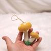 Adorable Mushroom Shape Cartoon Phone Charm Keychain Pendant Fashion Phone Pendant for Students Youthful Women Present