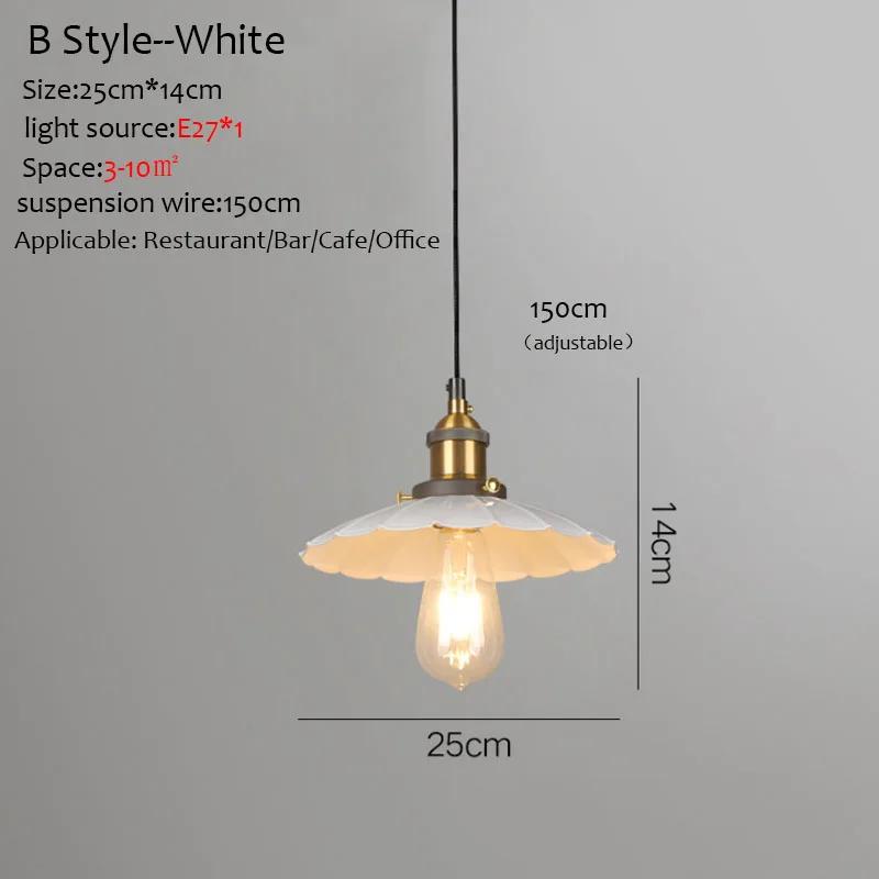 Ancient Industrial Chandeliers Led Iron Pendant Light Single Head Nostalgic Use Restaurants \ Bar Commercial Lighting Fixtures