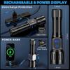 2026 New Waterproof LED Flashlight, Powerful USB Type-C Rechargeable  Flashlights with Magnet, Side Light, 9 Modes for Home Outdoor Emergency