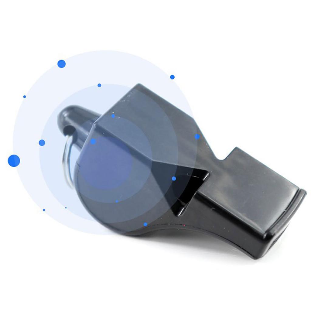 Sports Training Whistle Plastic Loud Whistle Football Referee Coaching Special Whistle Black