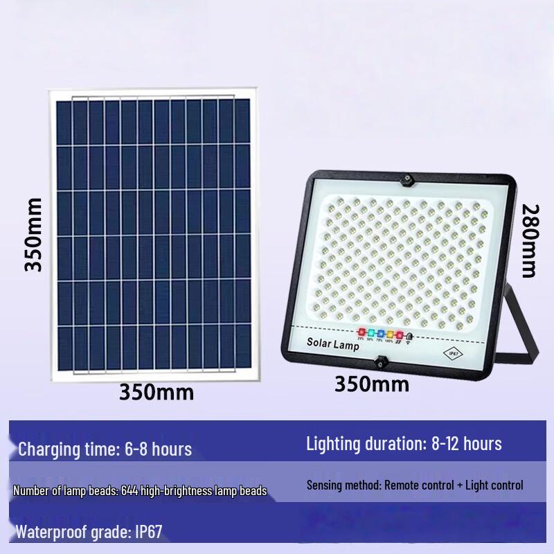 High-Brightness Solar Outdoor Light