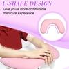 Lightweight Manicure Hand Support Armrest Pillow Slanted Wrist Rest Durability PU Material Easy Cleaning for Nail Work
