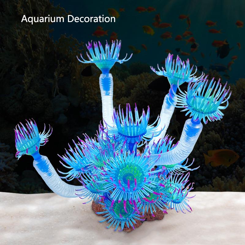 Artificial Underwater Coral  Aquarium Fish Tank Simulation Decoration Aquarium Backgrounds Plants Water Grass Accessories New