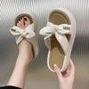 Platform slippers women's summer wear fashion 2025 new one-pedal beach sandals with skirt cool slippers