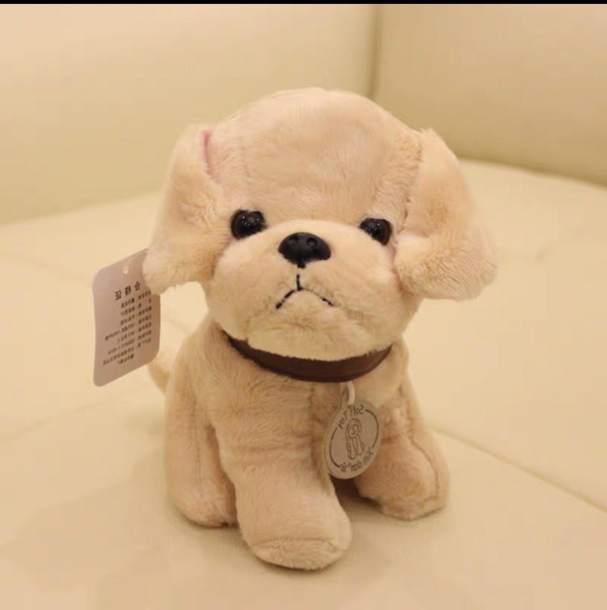 

Lifelike Plush Dog Toys - Husky, Schnauzer, Pug Dolls for Children s Birthdays 18cm (0.15kg)