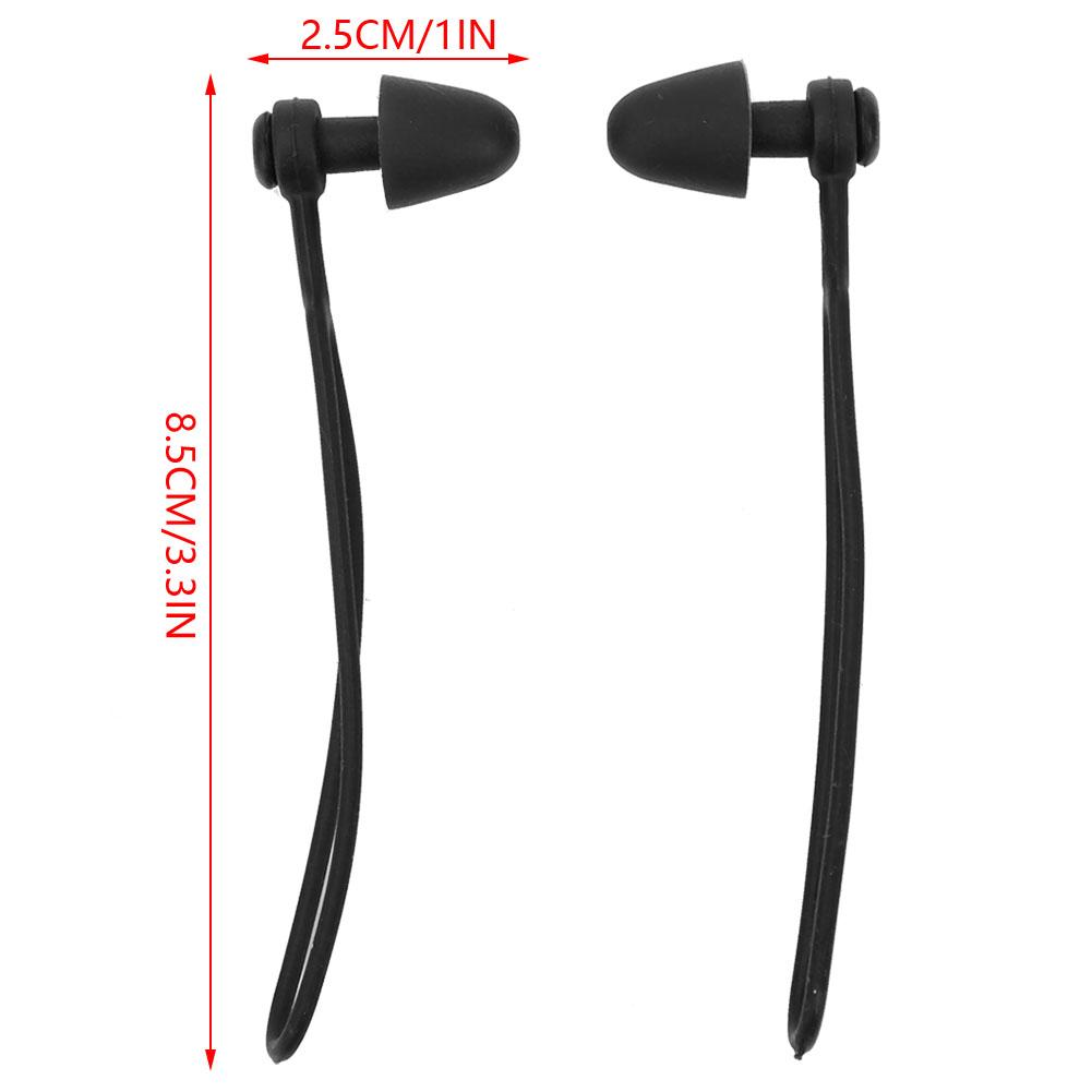 Unisex Waterproof Swim Sport Soft Silicone Swimming Earplugs Earmuff Portable