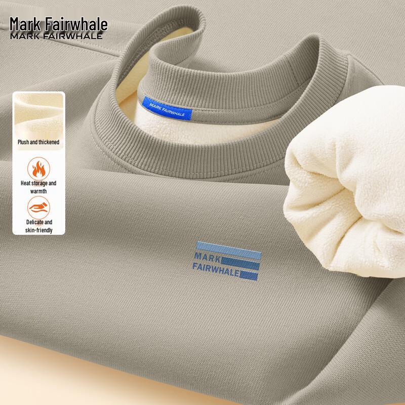 

Mark Fairwhale Men s Heavyweight Fleece-Lined Round Neck Sweatshirt 2XL (185)