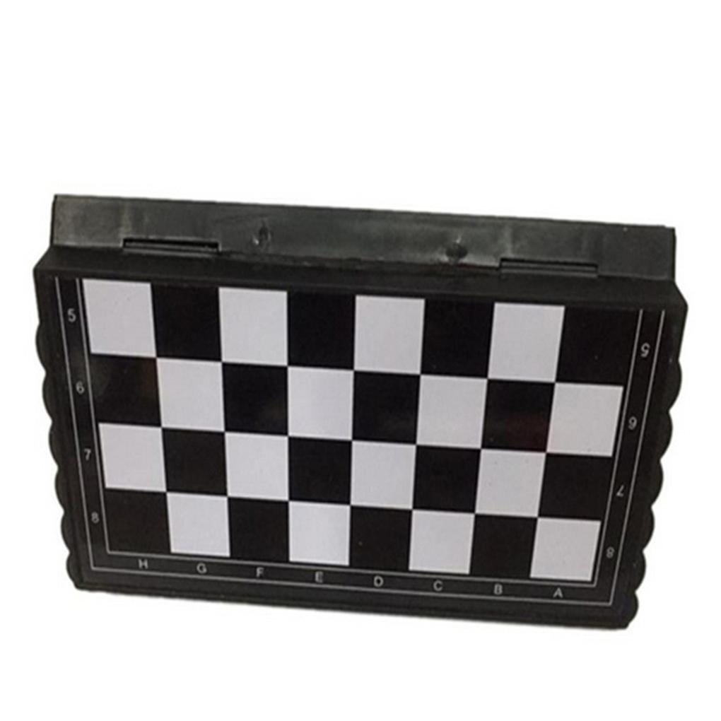 Chess Set Folding Plastic Chessboard Lightweight Board Game Home Outdoor Portable Kid Toy
