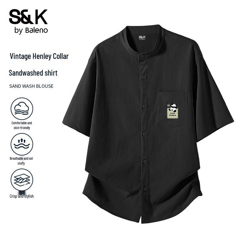 Baleno Men s S&K Henley Short Sleeve Shirt 2XL