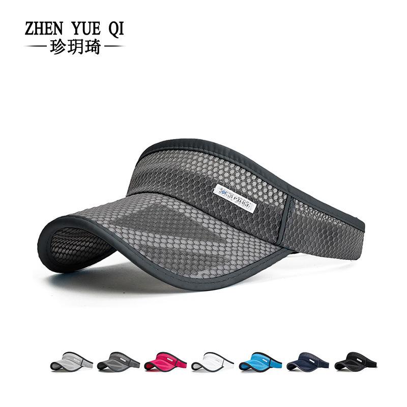 Sun Visor Men Women Mesh Adjustable Baseball Cap Sports Tennis Golf Running Hat