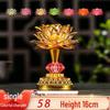 LED Seven-Colored Lotus Buddha Lamp - Rechargeable Guanyin Offering Light