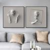Woman Sculpture Poster Prints Woman Power Figure Statue Canvas Painting Wall Art Pictures for Living Room Home Decor Cuadros
