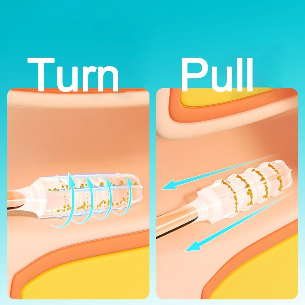 24Pcs/Box Ear Cleaner Disposable Ear Swabs Double Head Ear Wax Removal Tool for Olders Adult Kid
