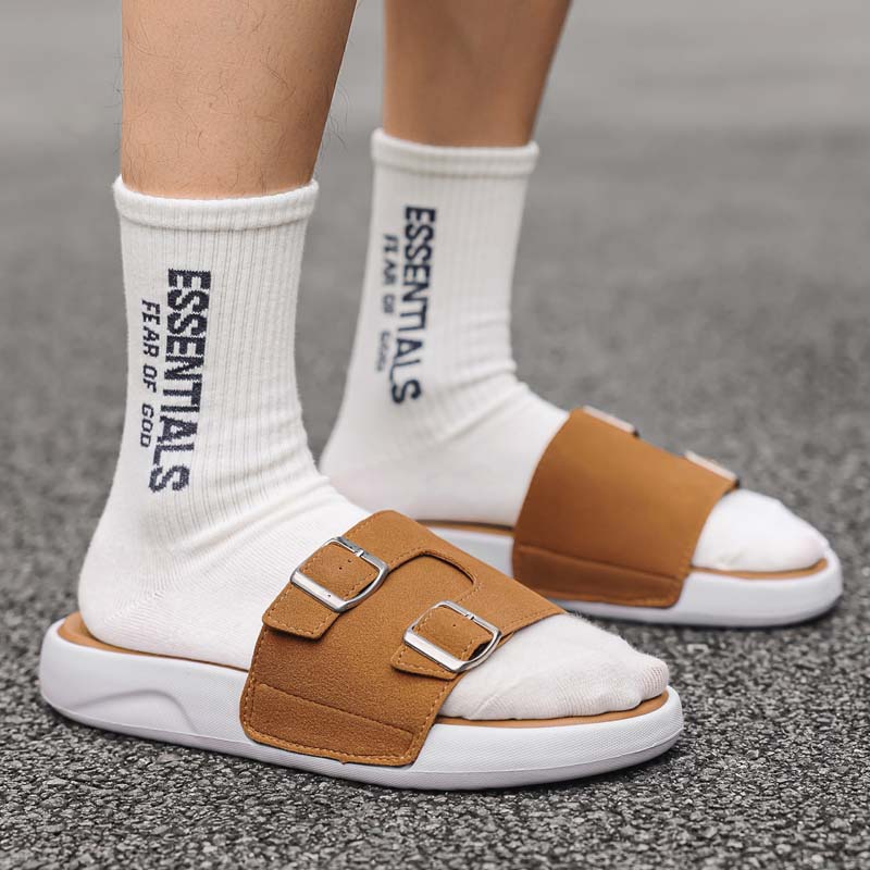 Sommer Herren Strandhausschuhe Rutschfeste Bequeme Hausschuhe Für Innen Außen Herren Wasserschuhe Sandalen
